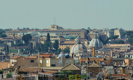 San Giovanni Battisa Fiorentini and San Salvatore in Lauro domes